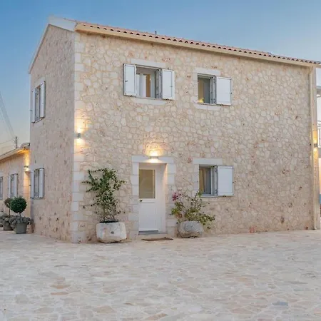 빌라 Fiscardo Luxury Stone Suzana ,with Sunset View! 피스카던