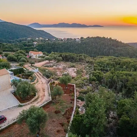 Fiscardo Luxury Stone Suzana ,with Sunset View! フィスカルドン