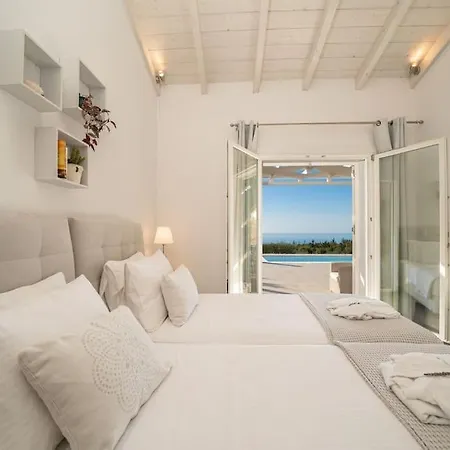 Vila Fiscardo Luxury Stone Suzana ,with Sunset View! Fiskardo